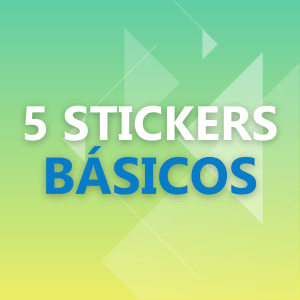 5 Stickers Básicos
